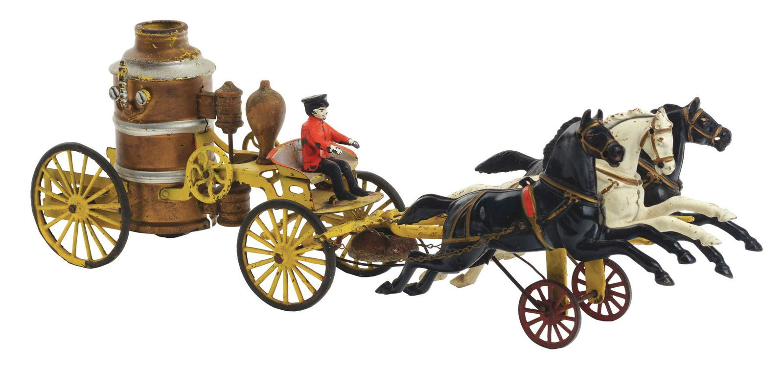 Wilkins Tin & Cast-Iron Horse Drawn Pumper. (1 of 2)