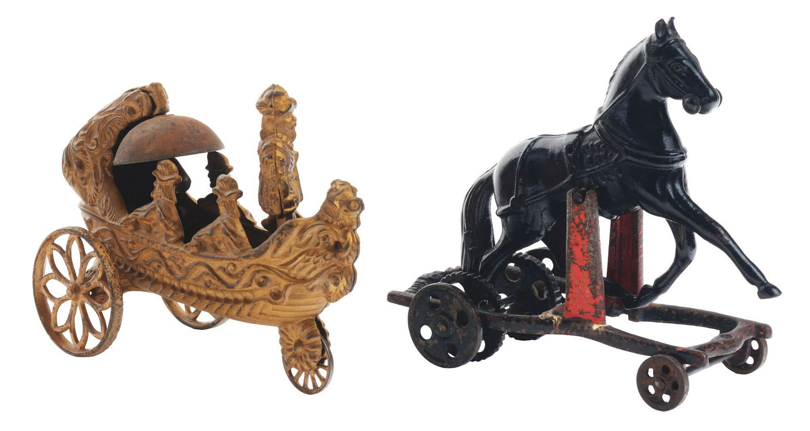 Lot of 2: Cast-Iron Toys. (1 of 2)