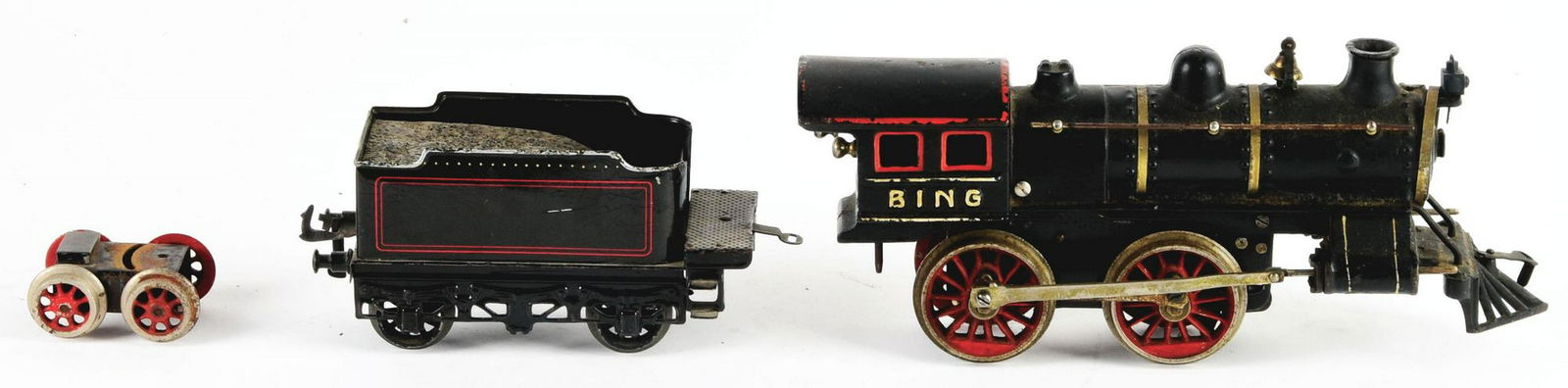 German Bing 1-Gauge Clockwork Train Engine & Tender. (1 of 2)