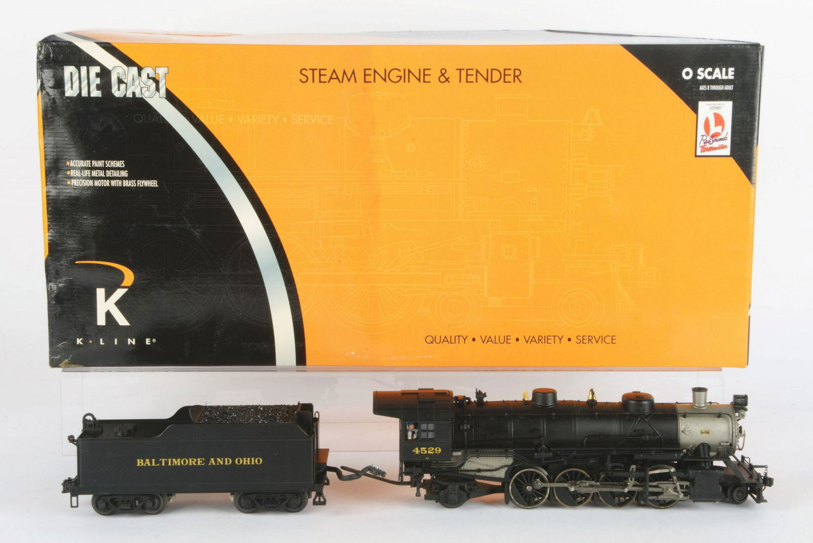 K-Line B&M Mikado Locomotive & Tender. (1 of 2)