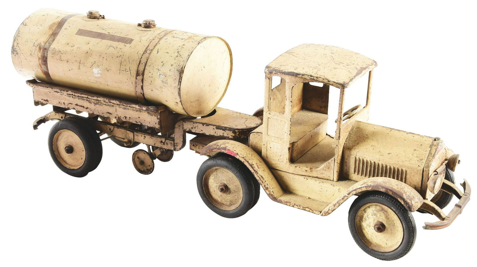 Pressed Steel Sturditoy Dairy Company Cab & Trailer. (1 of 2)