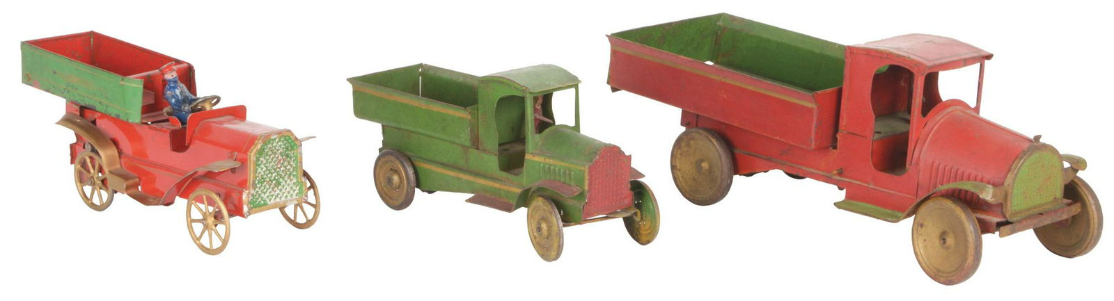 Lot of 3: Pressed Steel Republic Trucks. (1 of 2)