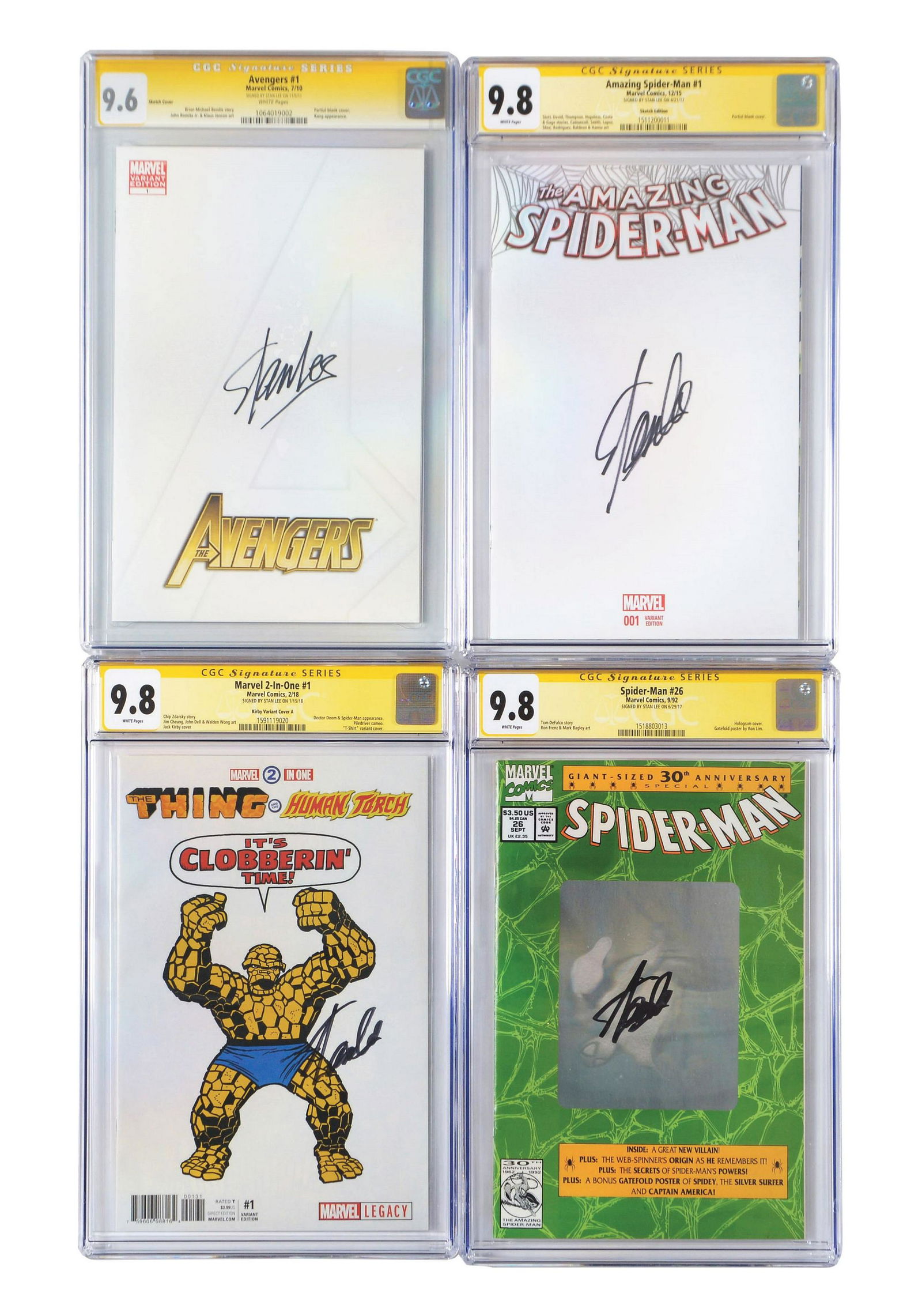 Lot of 9: Vintage & Contemporary Graded Comic Books. (1 of 4)