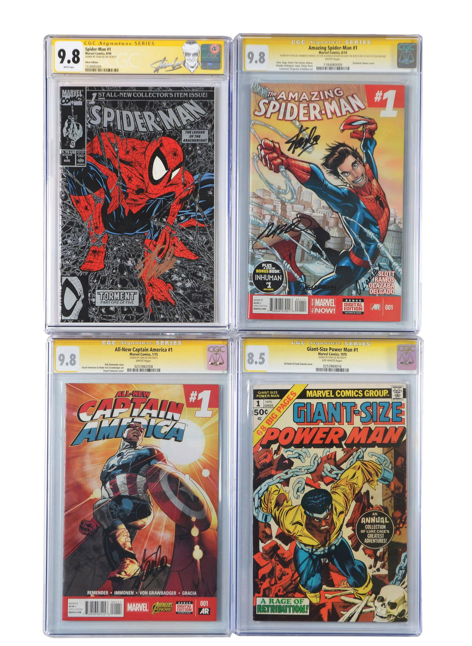 Lot of 9: Graded Contemporary Comic Books. (1 of 4)