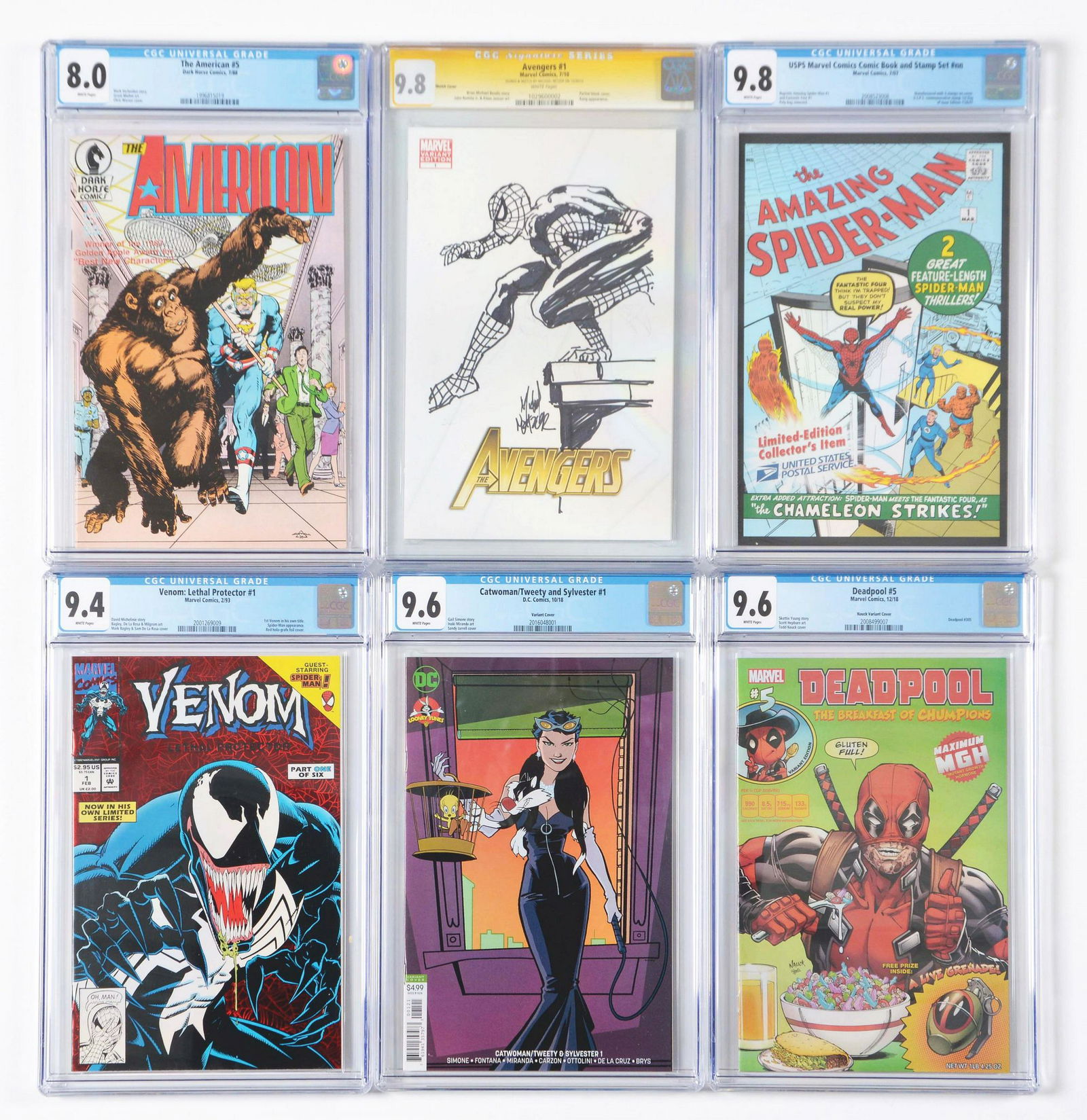 Lot of 16: Graded Contemporary Comic Books. (1 of 6)