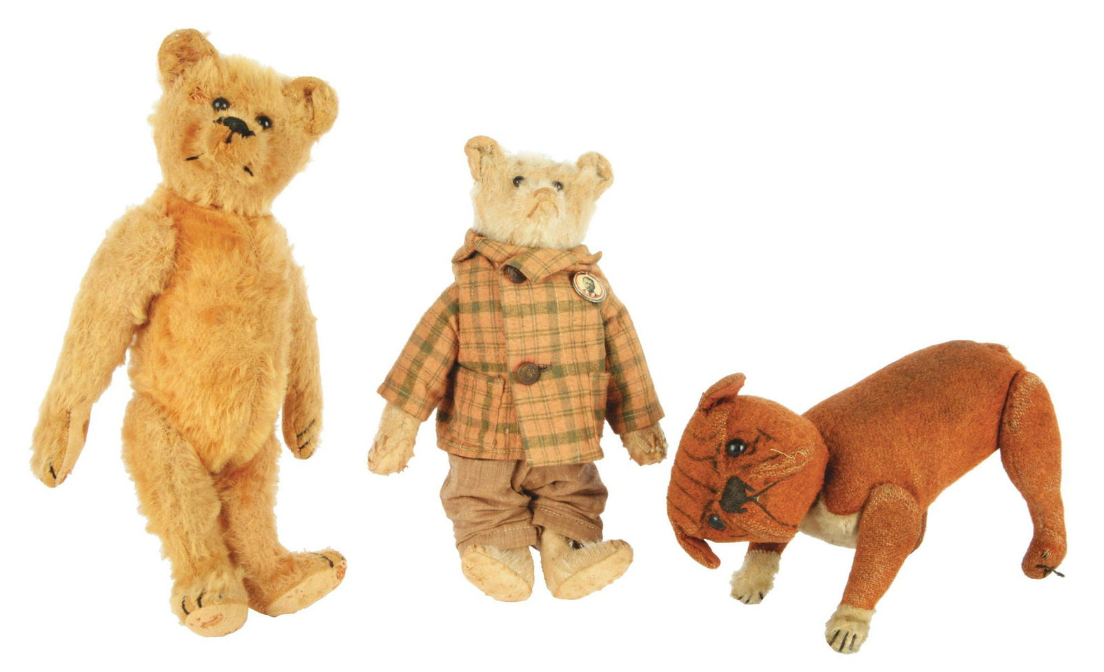 Lot of 3: Stuffed Animals. (1 of 2)