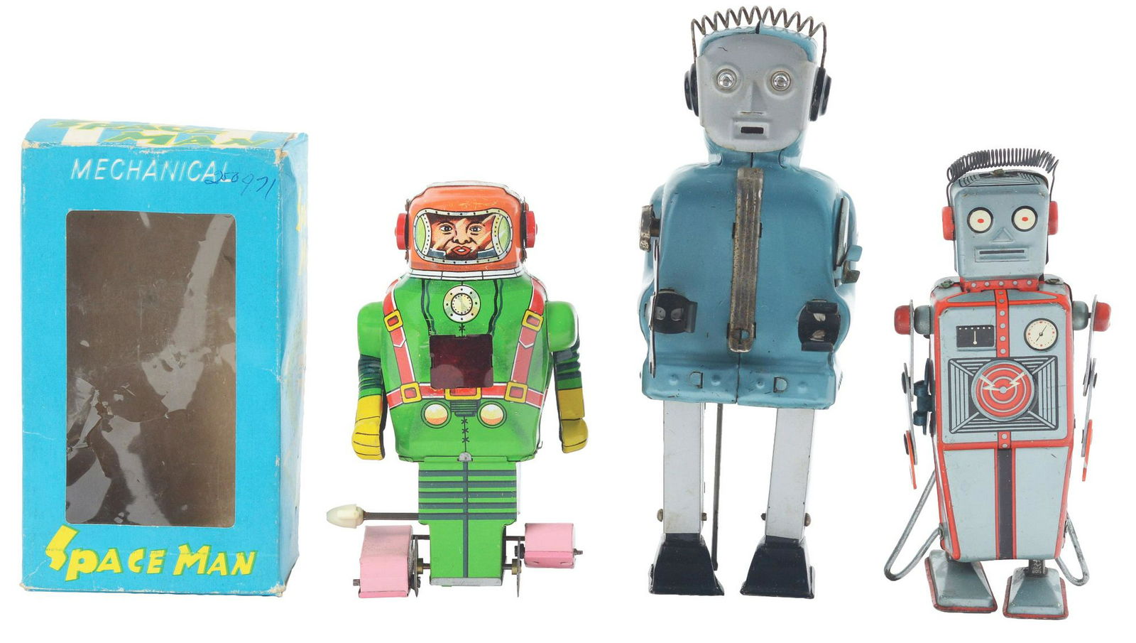 Lot of 3: Japanese Tin-Litho Wind-Up & Battery-Operated (1 of 1)