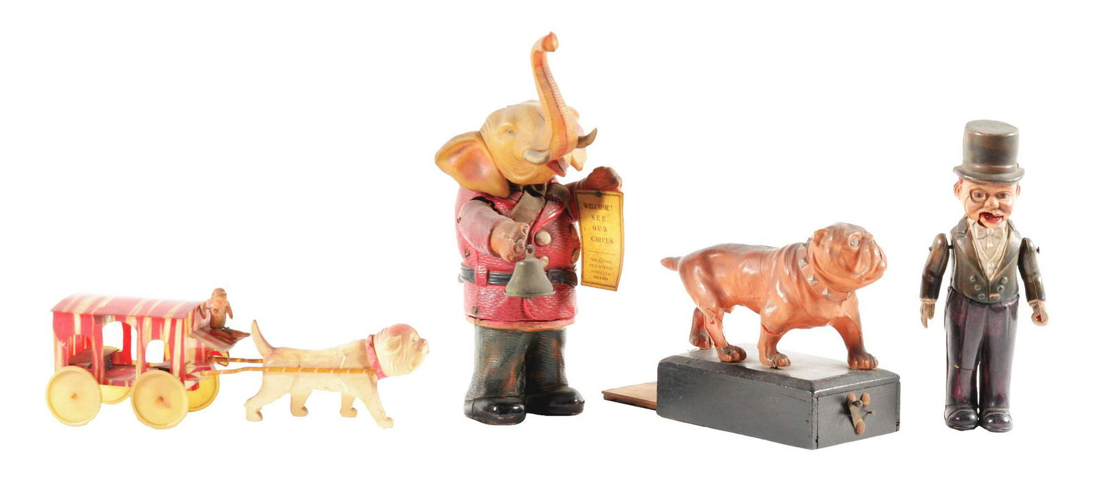 Lot of 4: Japanese Celluloid Toys. (1 of 2)