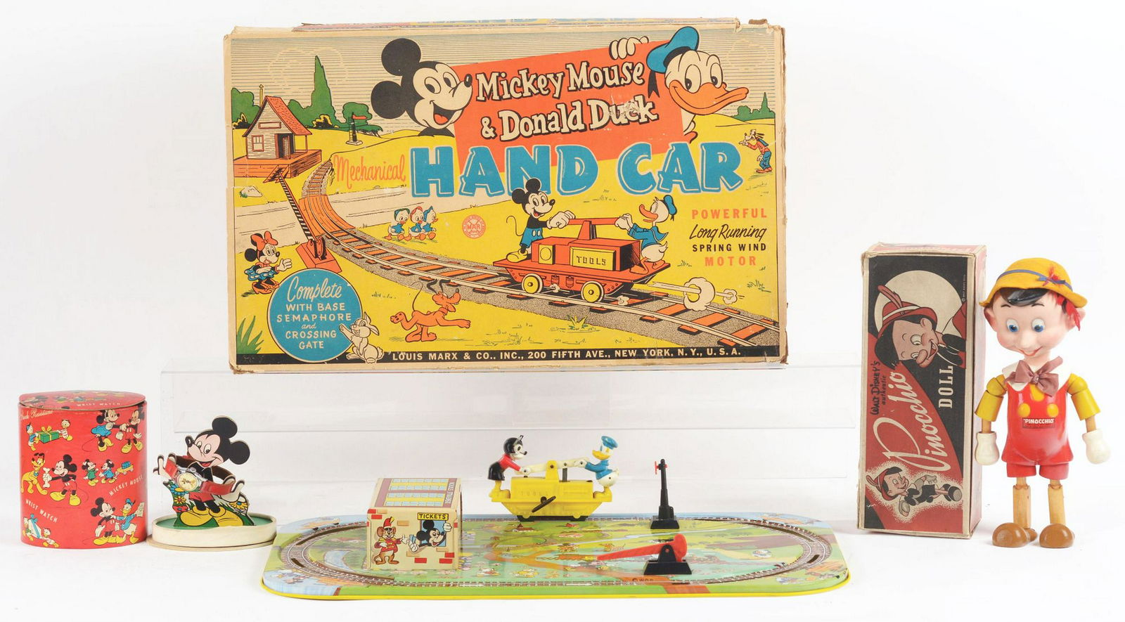 Lot of 3: American Made Walt Disney Toy Items. (1 of 1)