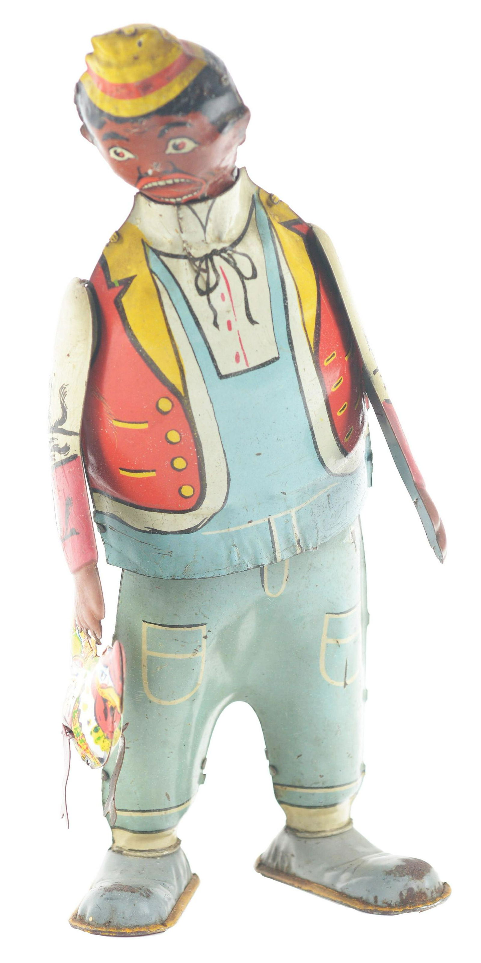 Marx Tin-Litho Wind-Up Chicken Snatcher Toy. (1 of 3)