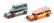 Lot of 2: Pre-War Marx Tin-Litho Wind-Up Bus Toys. - 2