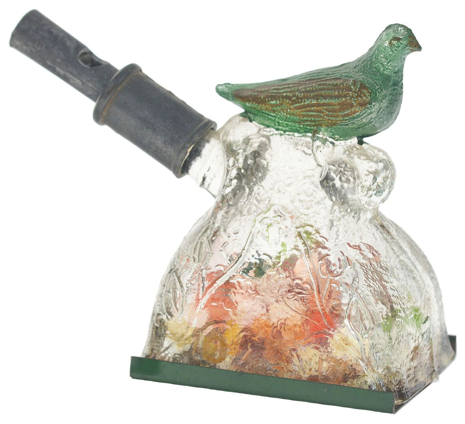 Bird on Mound Candy Container. (1 of 2)