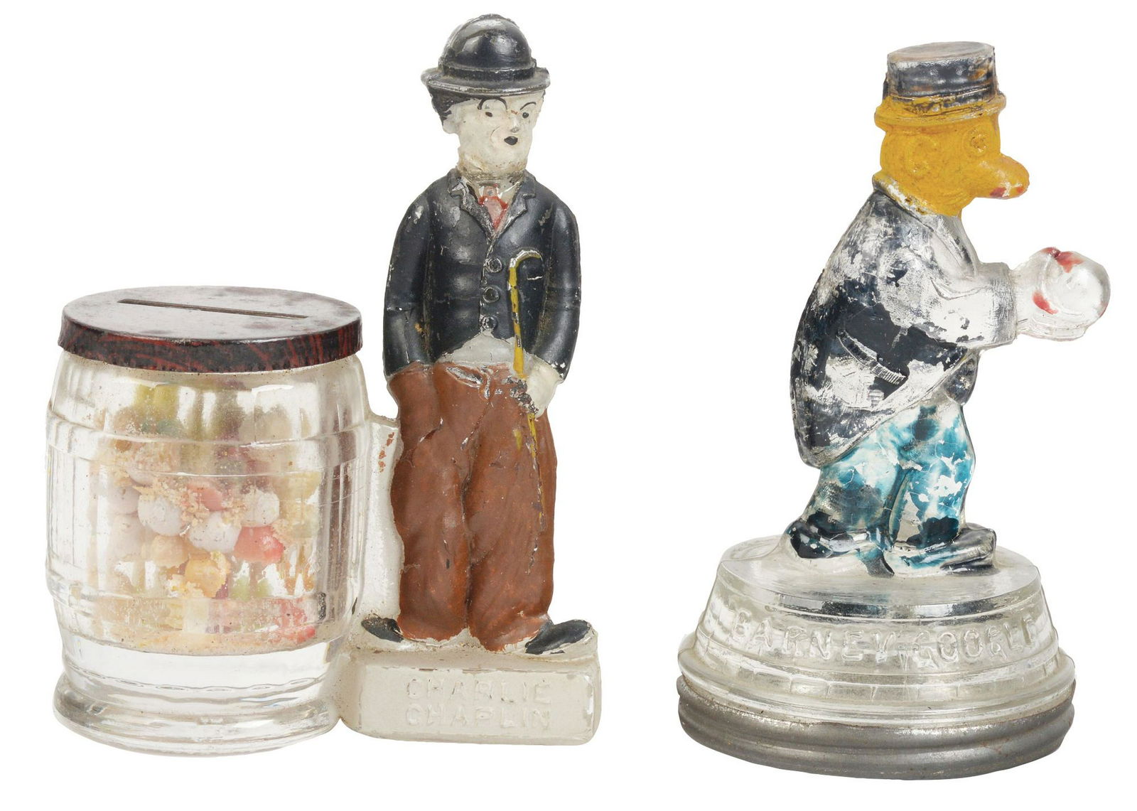 Lot of 2: Candy Containers. (1 of 2)