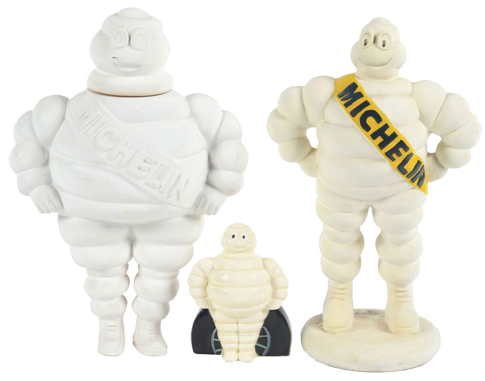Lot of 3: Michelin Advertising Figures. (1 of 1)