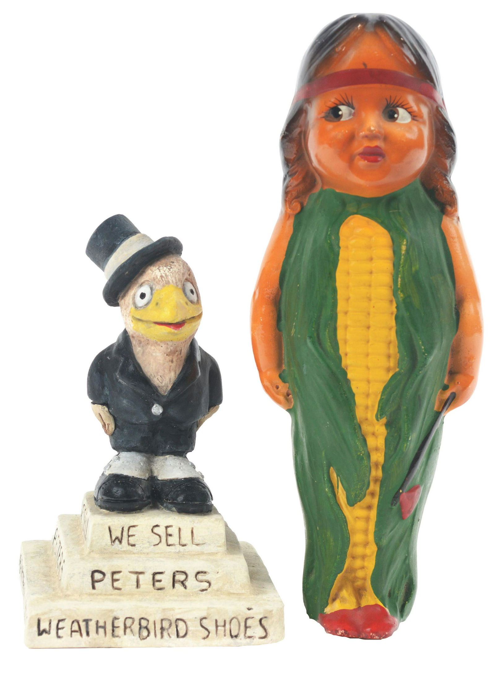 Lot of 2: Advertising Figures - Weatherbird Shoes, (1 of 2)