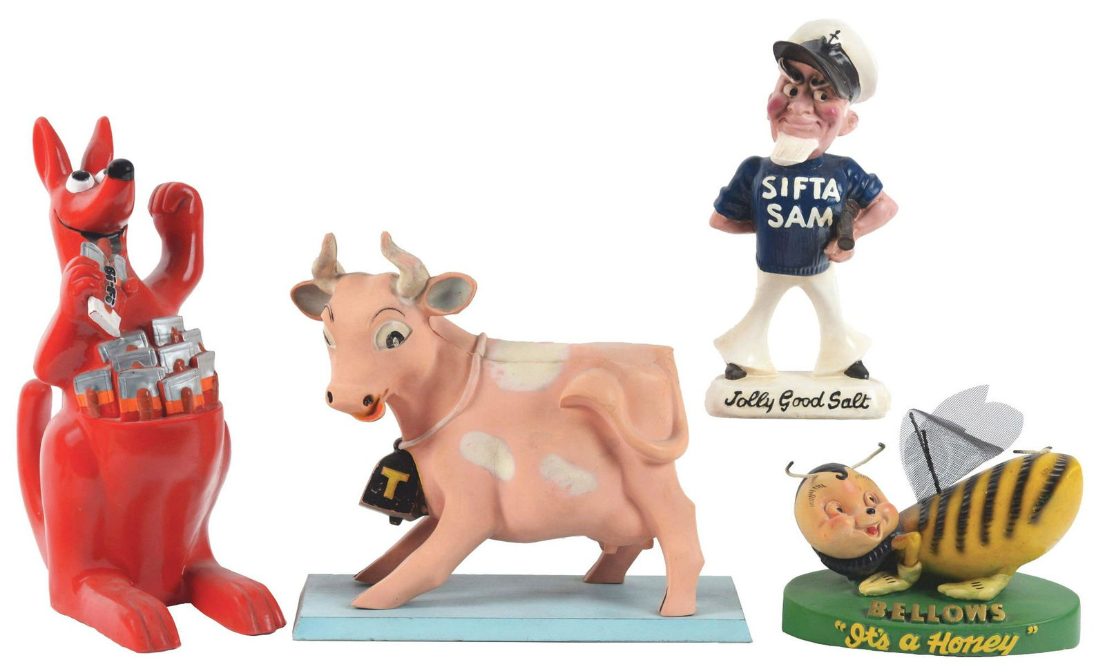 Lot of 4: Advertising Figures - Bifi, Sifta Sam, (1 of 1)