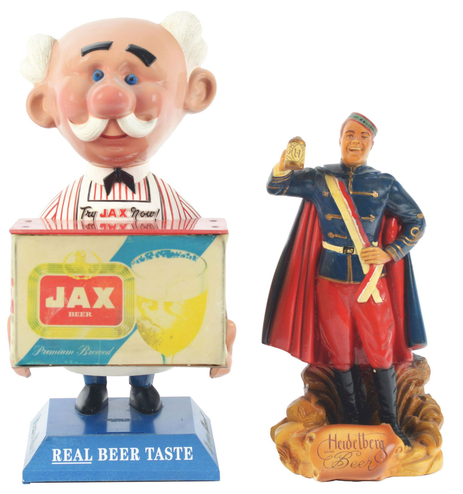 Lot of 2: Advertising Figures - Heidelberg, Jax. (1 of 2)