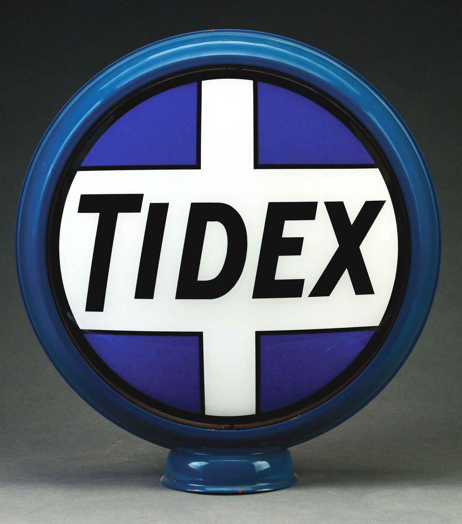 Tidex Gasoline Complete 15" Globe On Metal Body. (1 of 2)