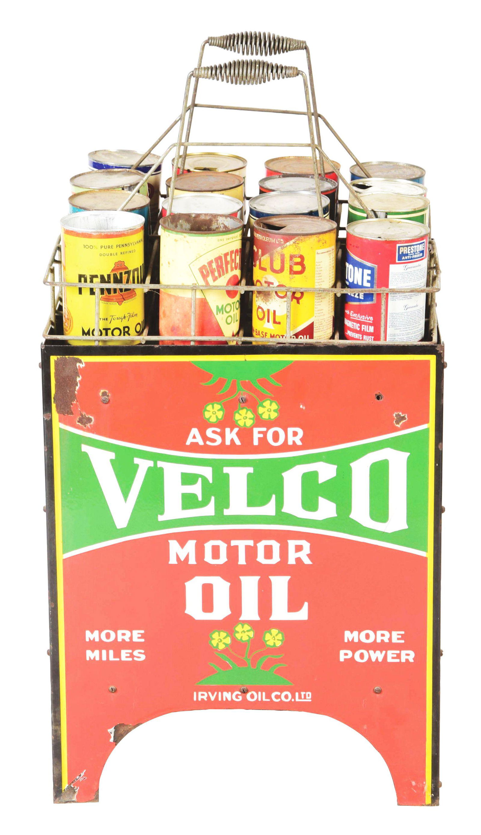 Ask For Velco Motor Oil Porcelain Oil Bottle Service (1 of 2)