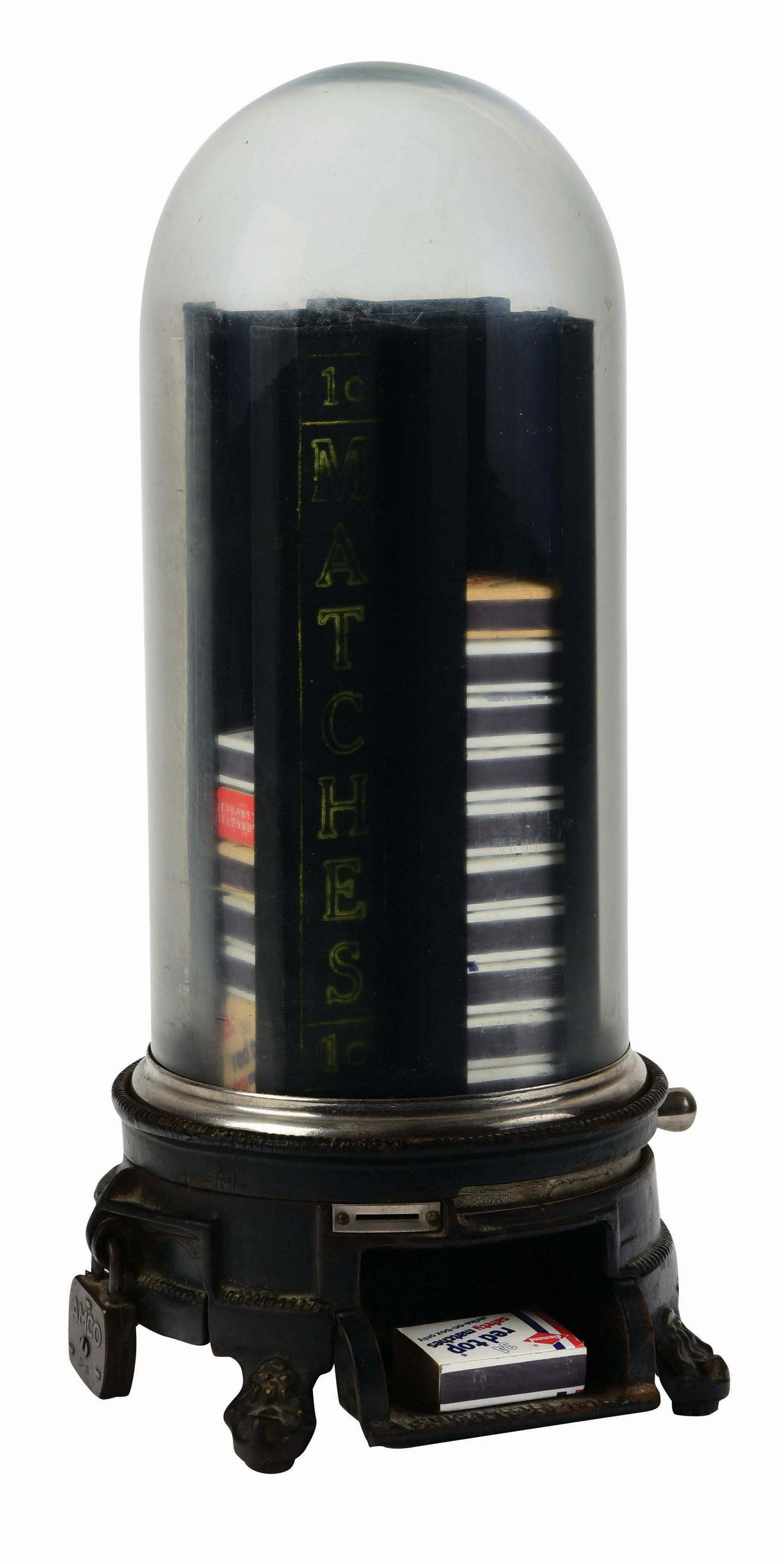 ADVANCE MATCH BOX VENDING MACHINE. (1 of 5)