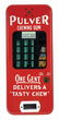 1¢ PULVER GUM MACHINE WITH CLOWN FIGURE.