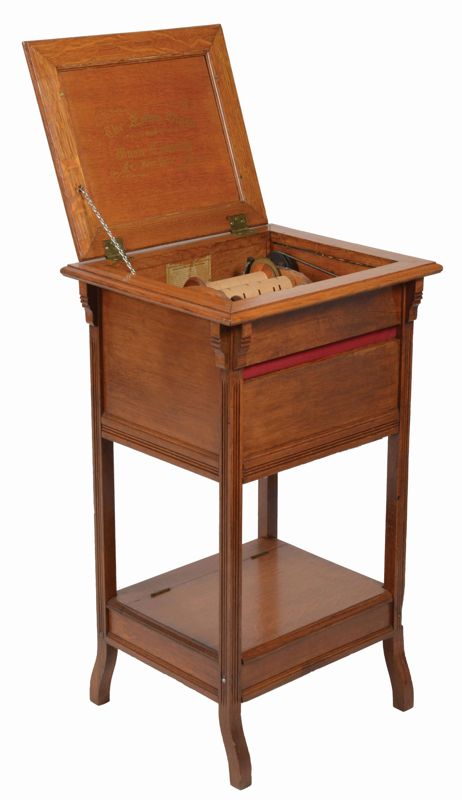 AEOLIAN ORGAN AND MUSIC COMPANY CRANK ORGAN. (1 of 5)