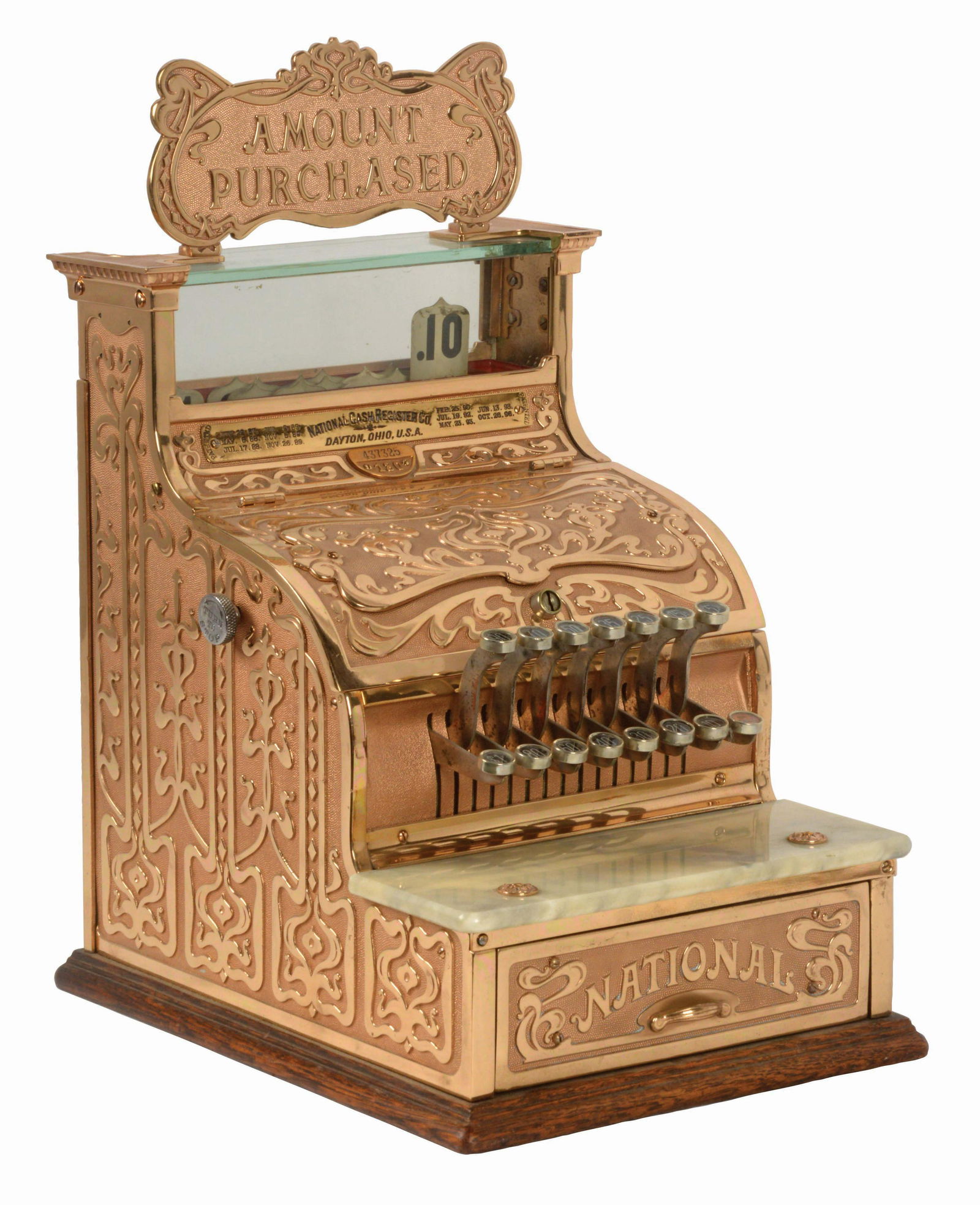 NATIONAL CASH REGISTER CO. MODEL #130. (1 of 5)