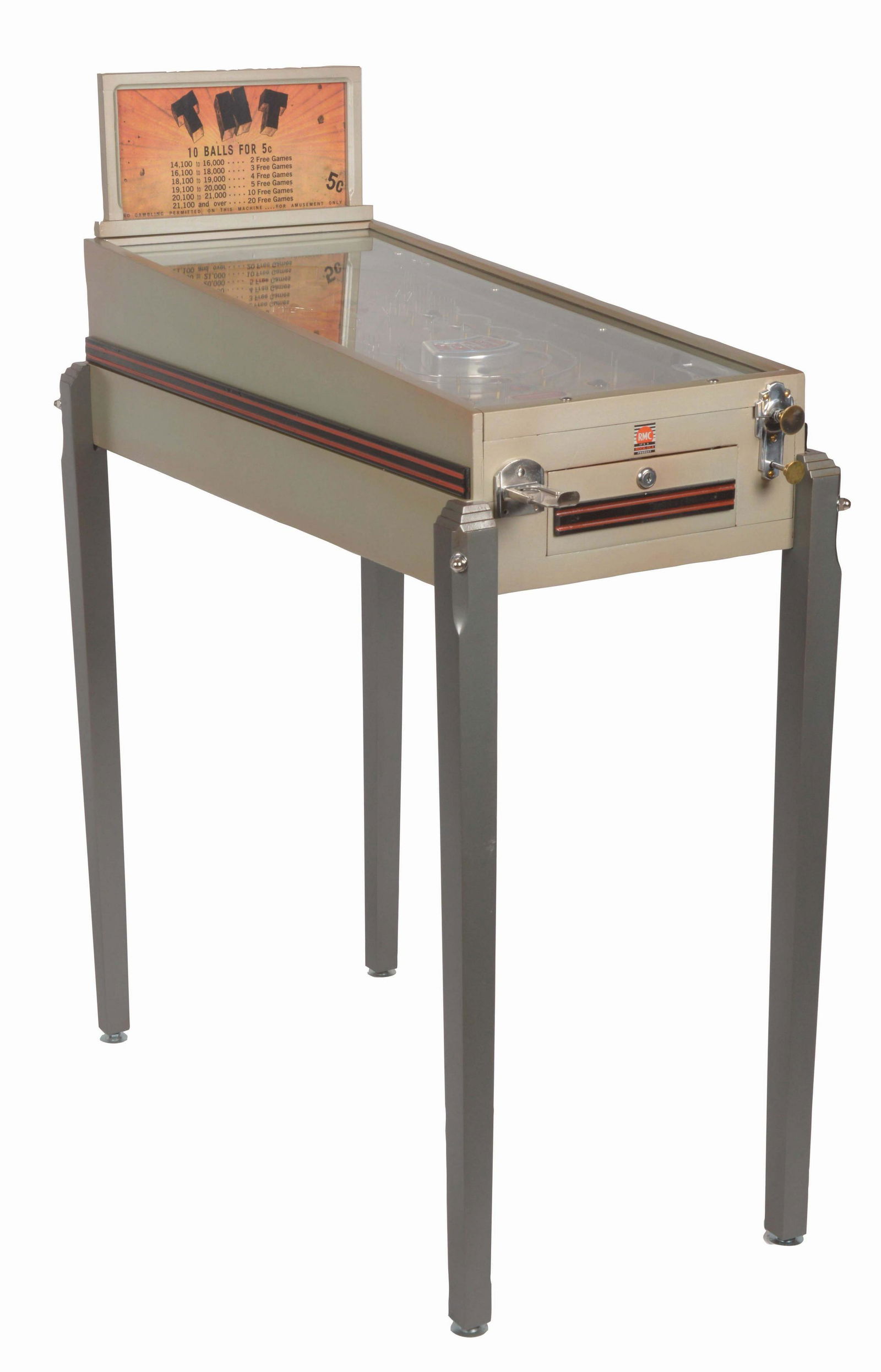 5¢ RARE ROCK-OLA "T-N-T" PINBALL. (1 of 4)