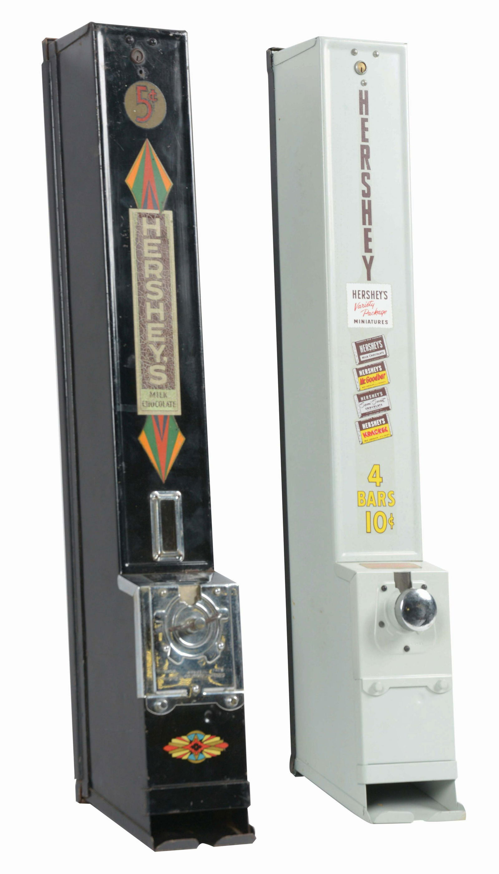 LOT OF 2: HERSHEY WALL MOUNT VENDING MACHINES. (1 of 3)