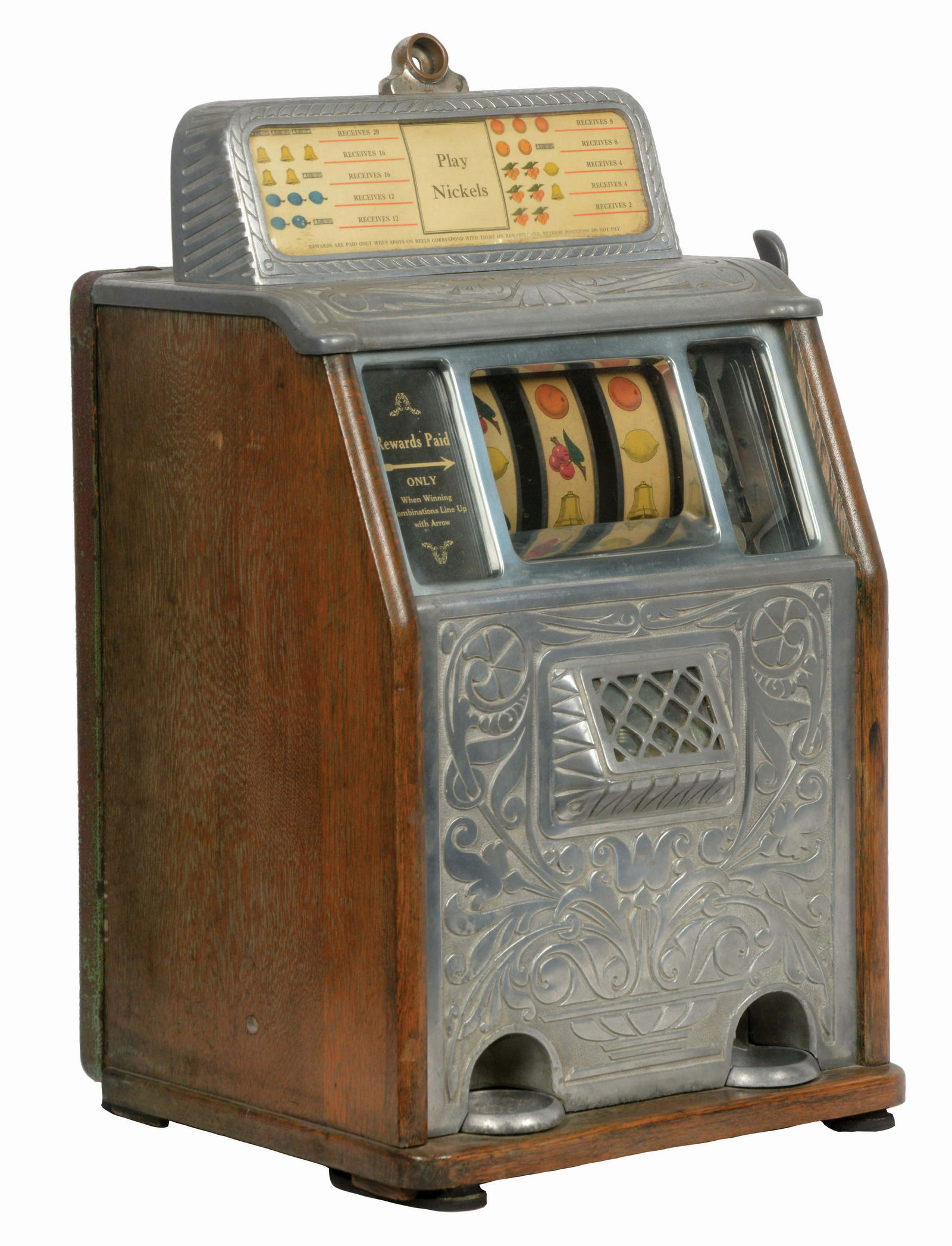 5¢ CAILLE SUPERIOR SLOT MACHINE. (1 of 4)
