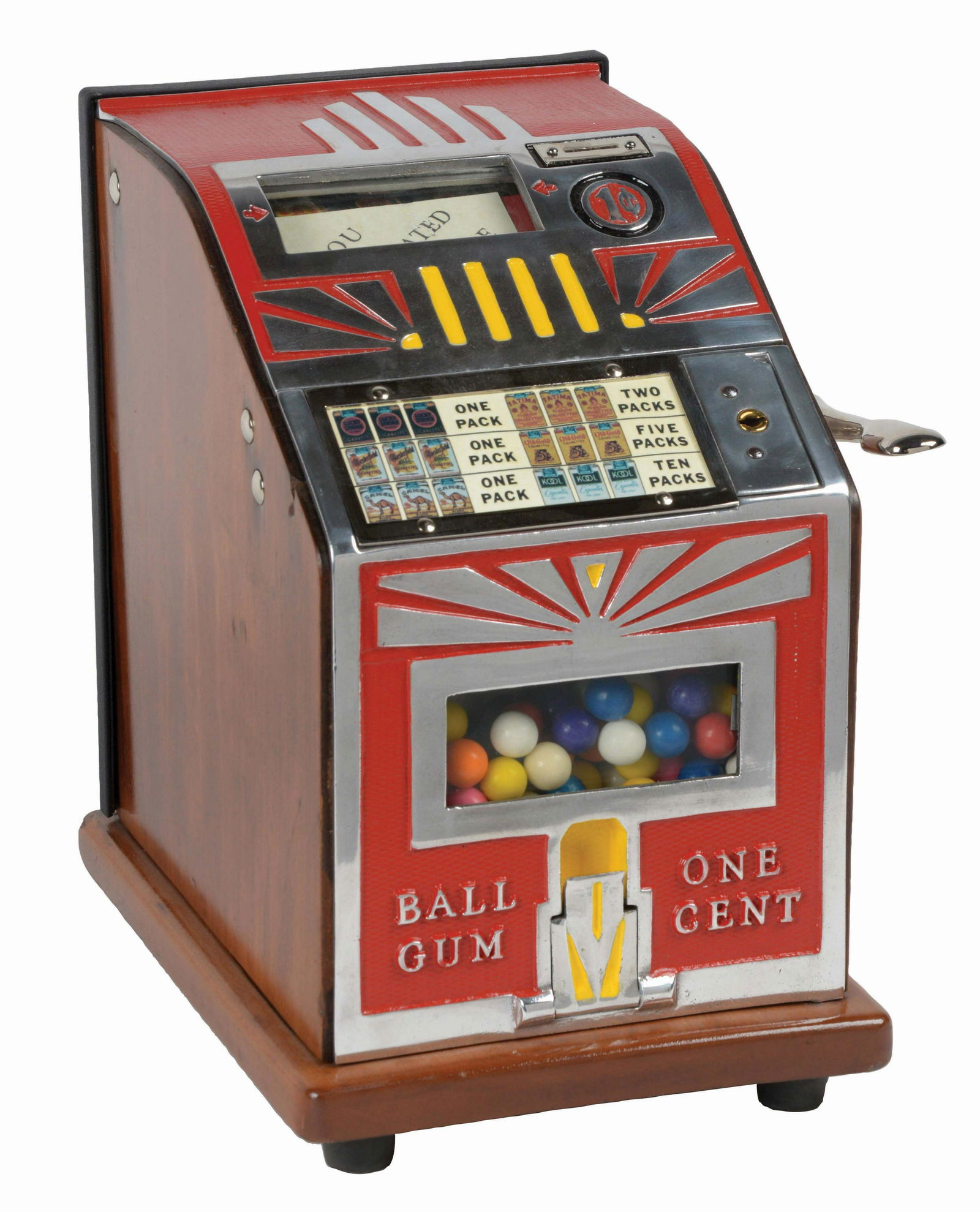 1¢ SUPERIOR CONFECTION CO. CIGARETTE GUM TRADE (1 of 5)