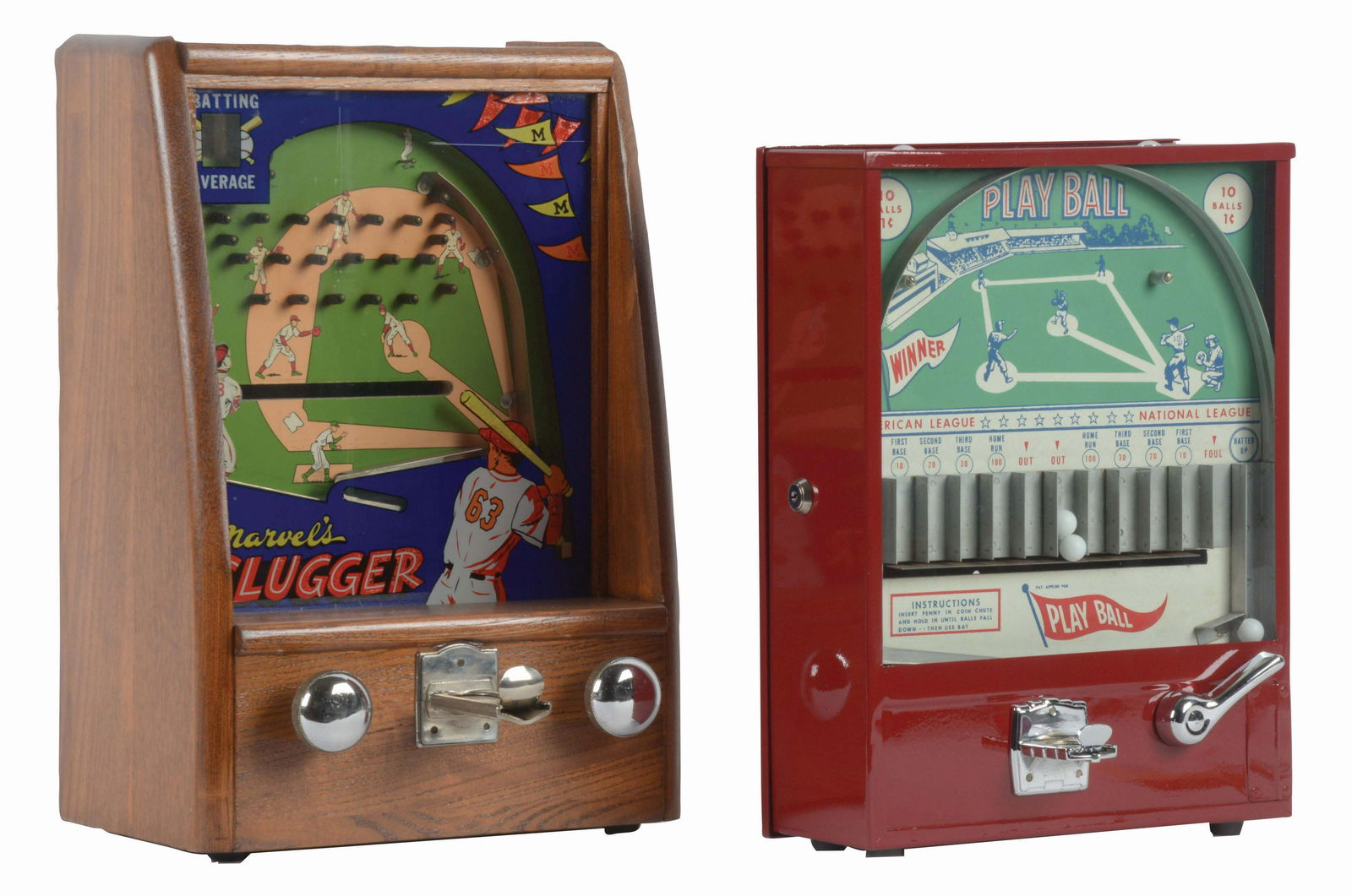 LOT OF 2: "PLAY BALL" AND MARVEL "SLUGGER" COUNTER TOP (1 of 5)