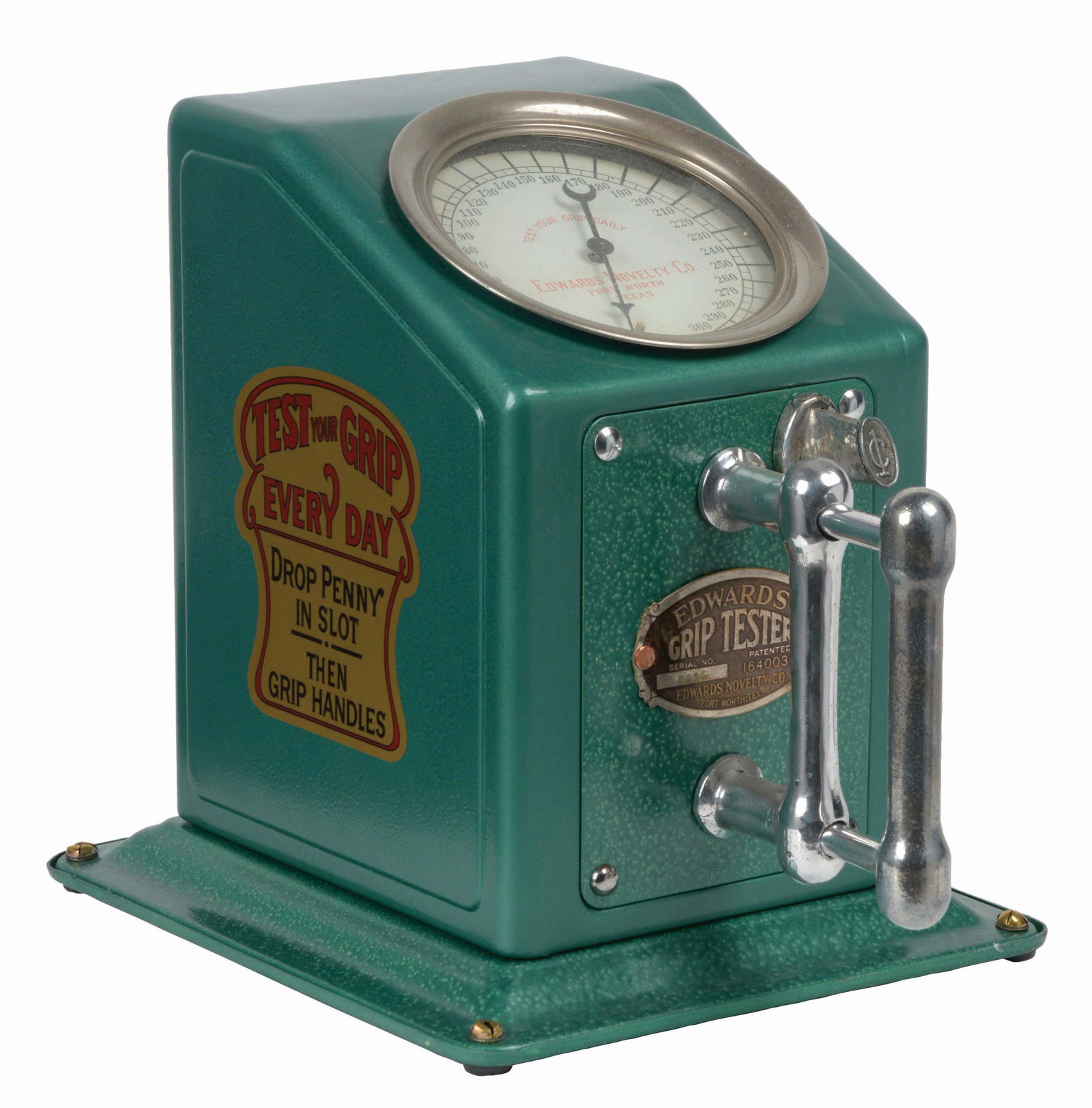 1¢ EDWARDS NOVELTY COMPANY "TEST YOUR GRIP" ARCADE (1 of 5)