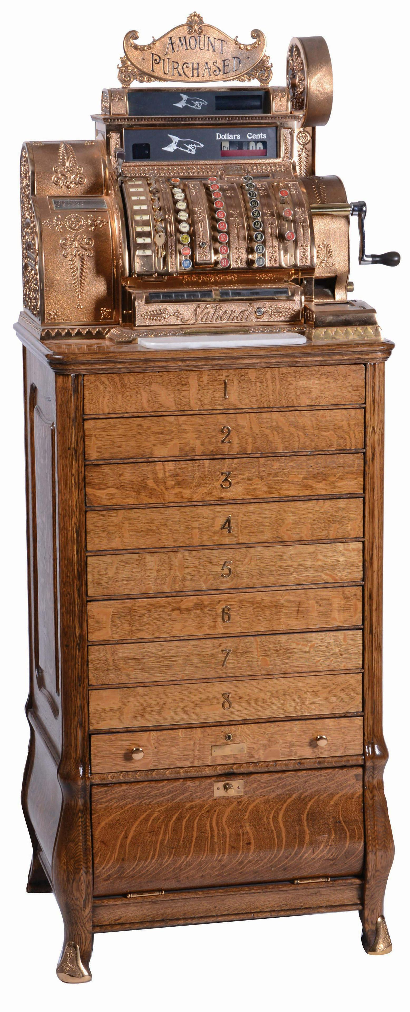 FLOOR MODEL NATIONAL CASH REGISTER CO. MODEL (1 of 4)