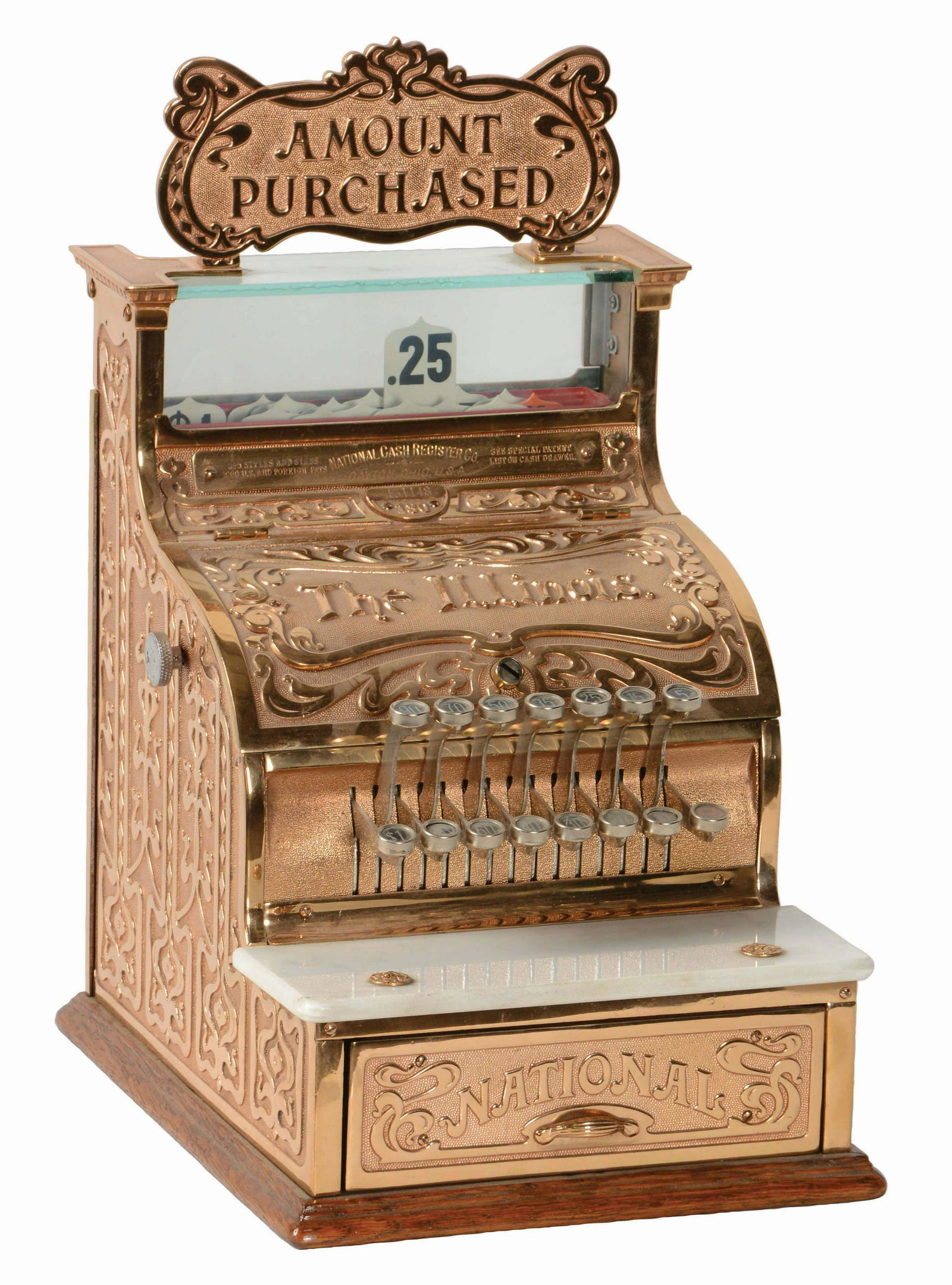 NATIONAL CASH REGISTER CO. MODEL #130. (1 of 5)