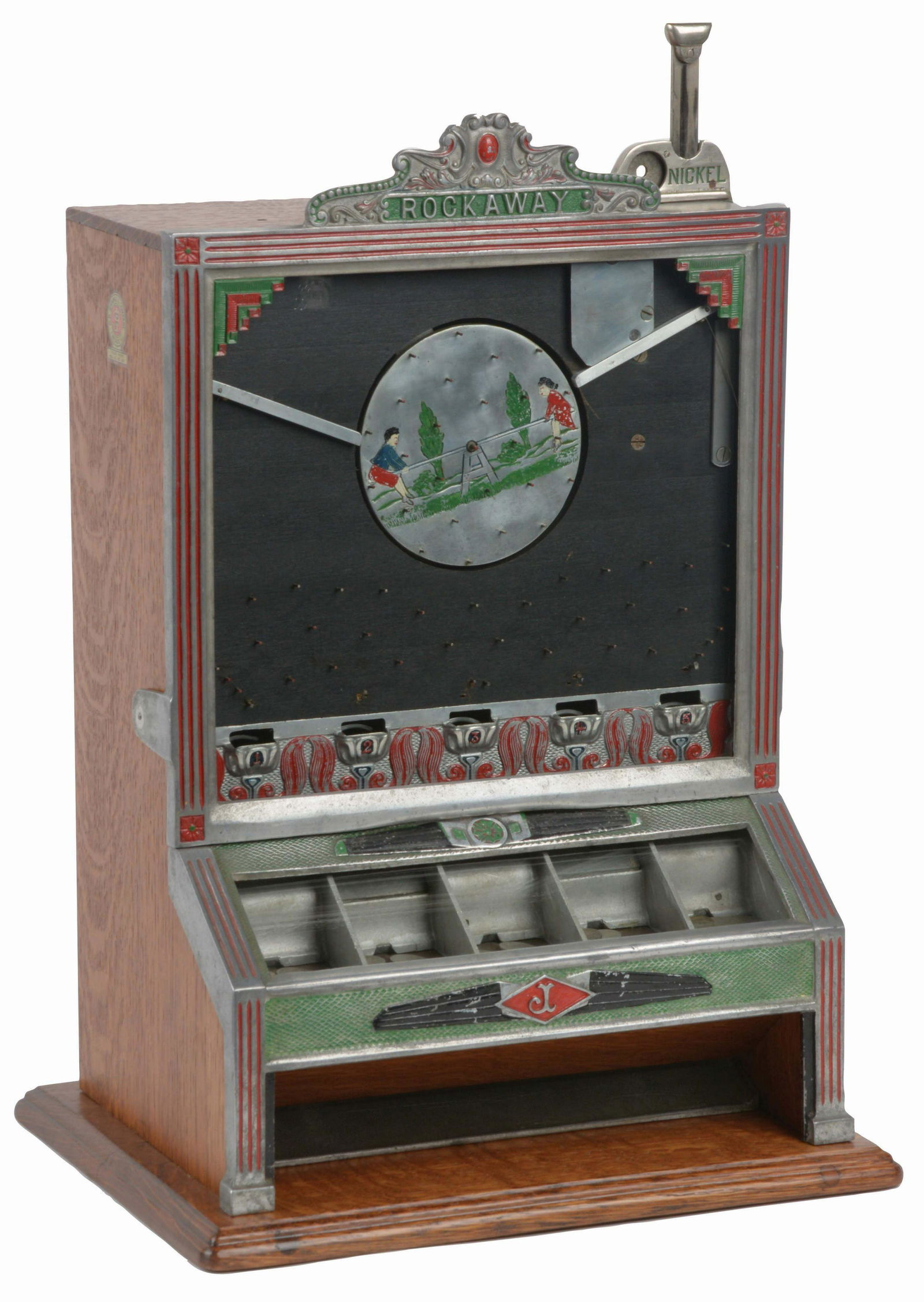 5¢ O.D. JENNINGS "ROCKAWAY" TRADE STIMULATOR. (1 of 5)