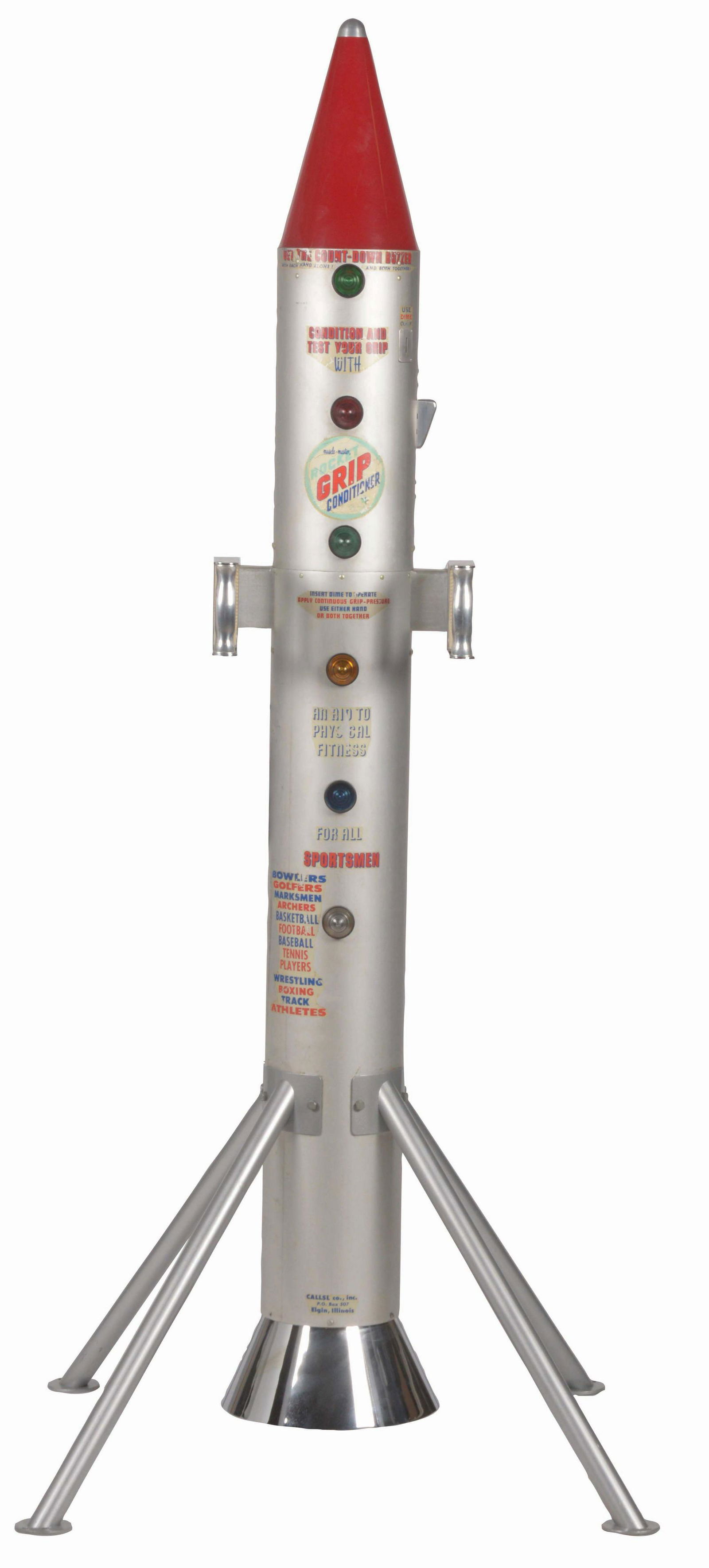 10¢ ROCKET SHIP GRIP TESTER. (1 of 2)