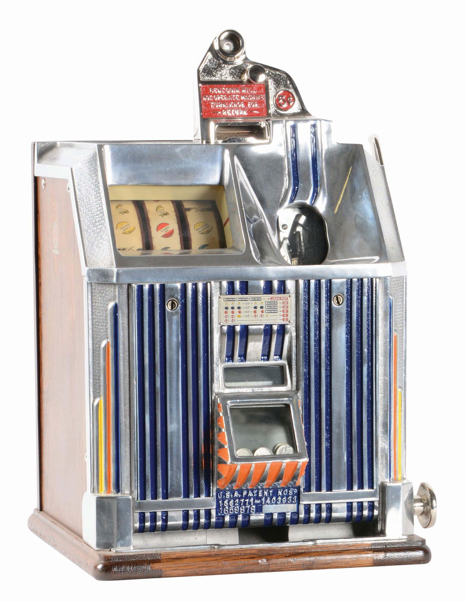 5¢ O.D. JENNINGS STAR BRAND SLOT. (1 of 5)