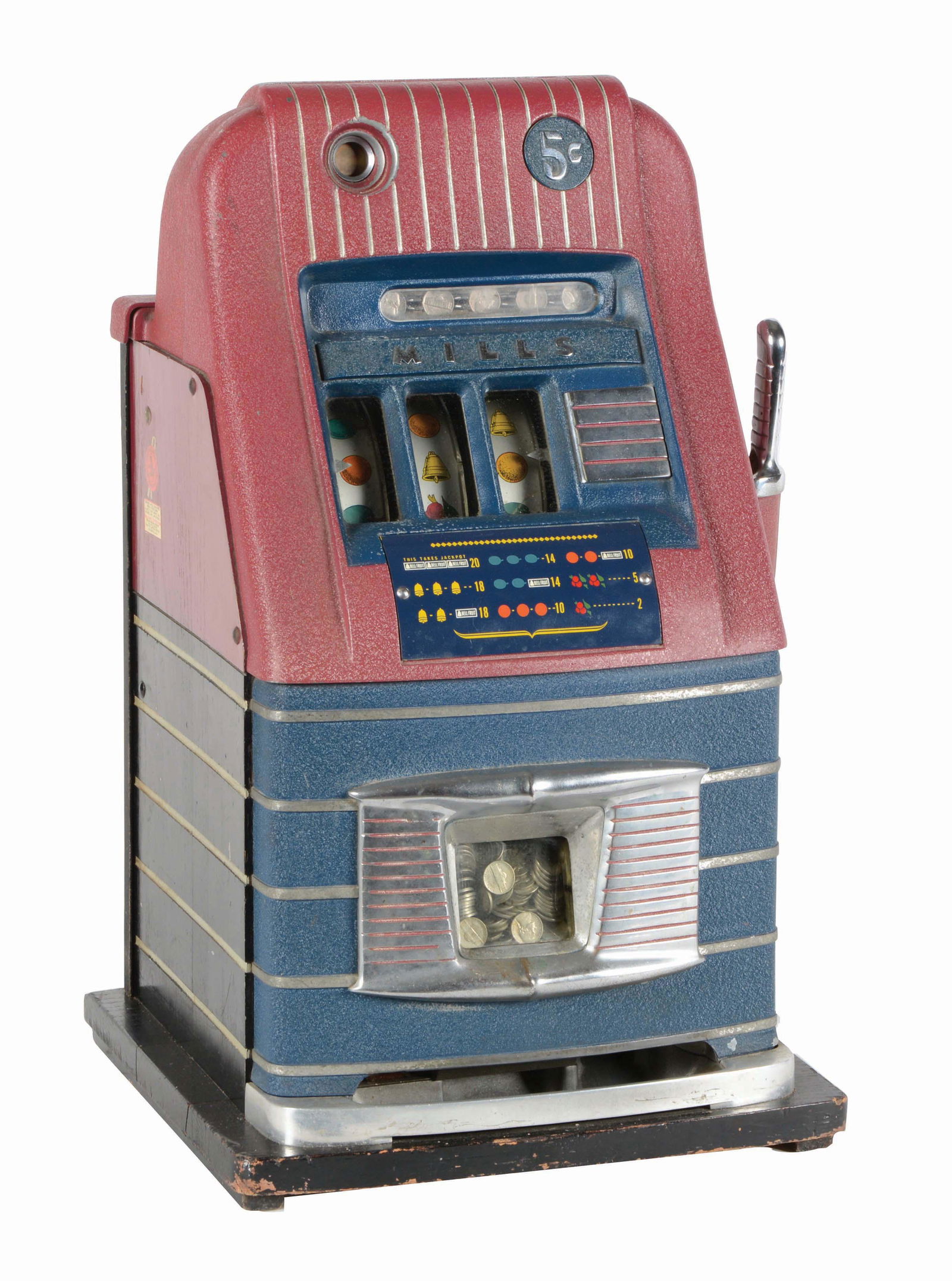 5¢ MILLS JEWEL BELL HIGHTOP SLOT MACHINE. Nov 20, 2019 Dan Morphy