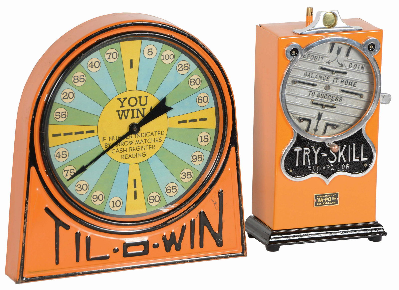 LOT OF 2: TIL-O-WIN AND TRY SKILL TRADE STIMULATORS. (1 of 4)