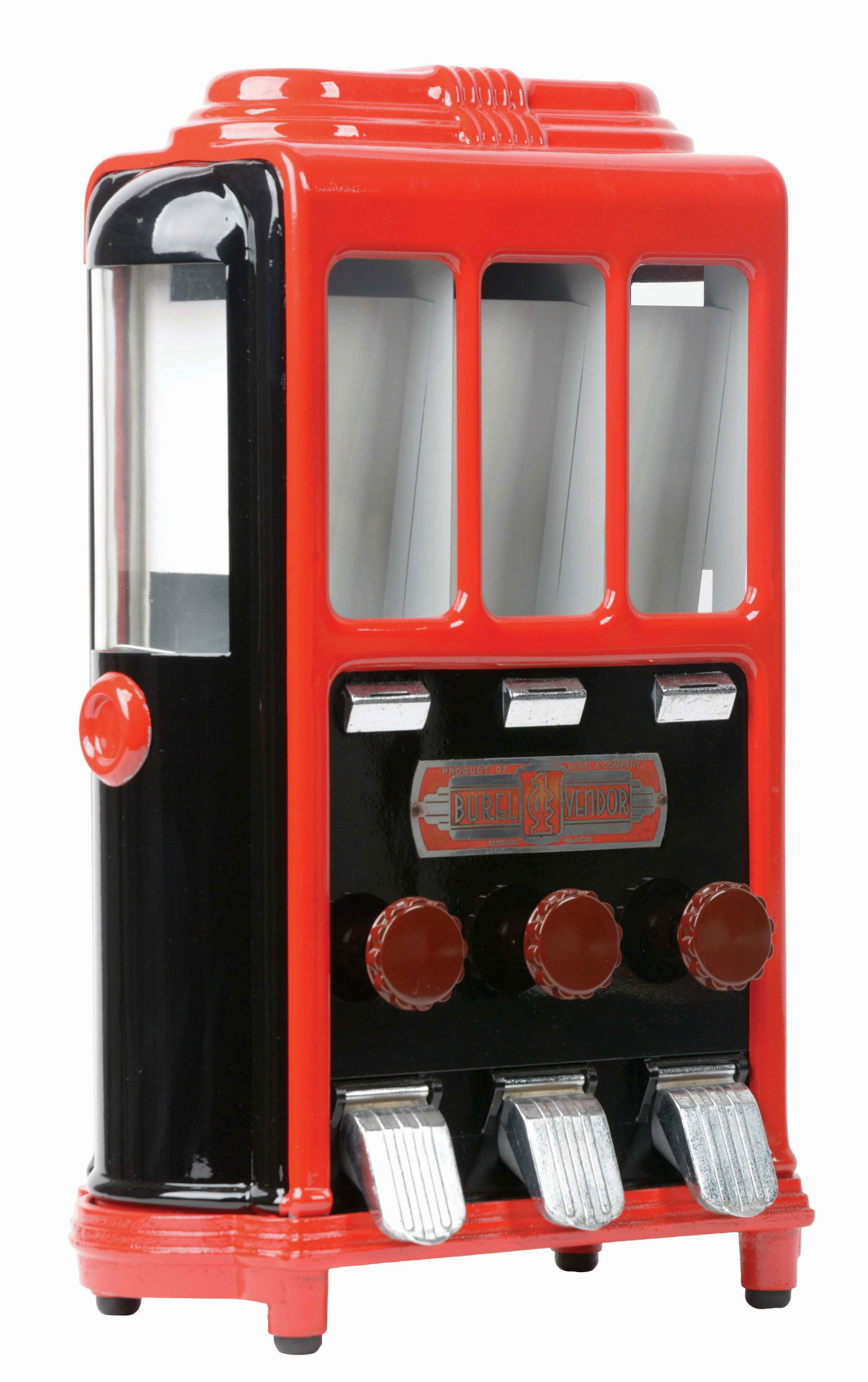 1¢ RESTORED BUREL & CO. VENDING MACHINE. (1 of 4)