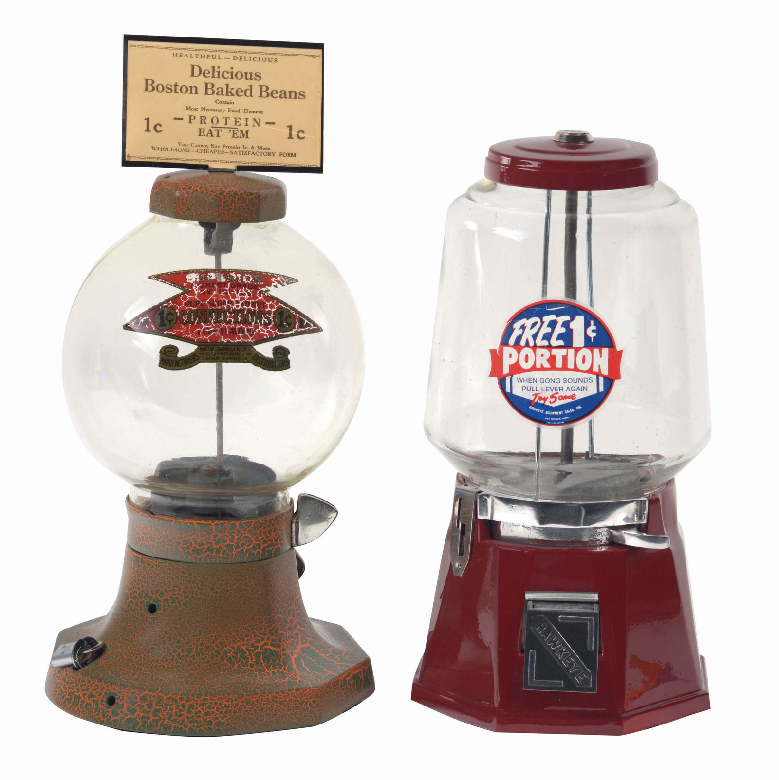 LOT OF 2: RD SIMPSON AND HAWKEYE BELL RINGER VENDING (1 of 2)