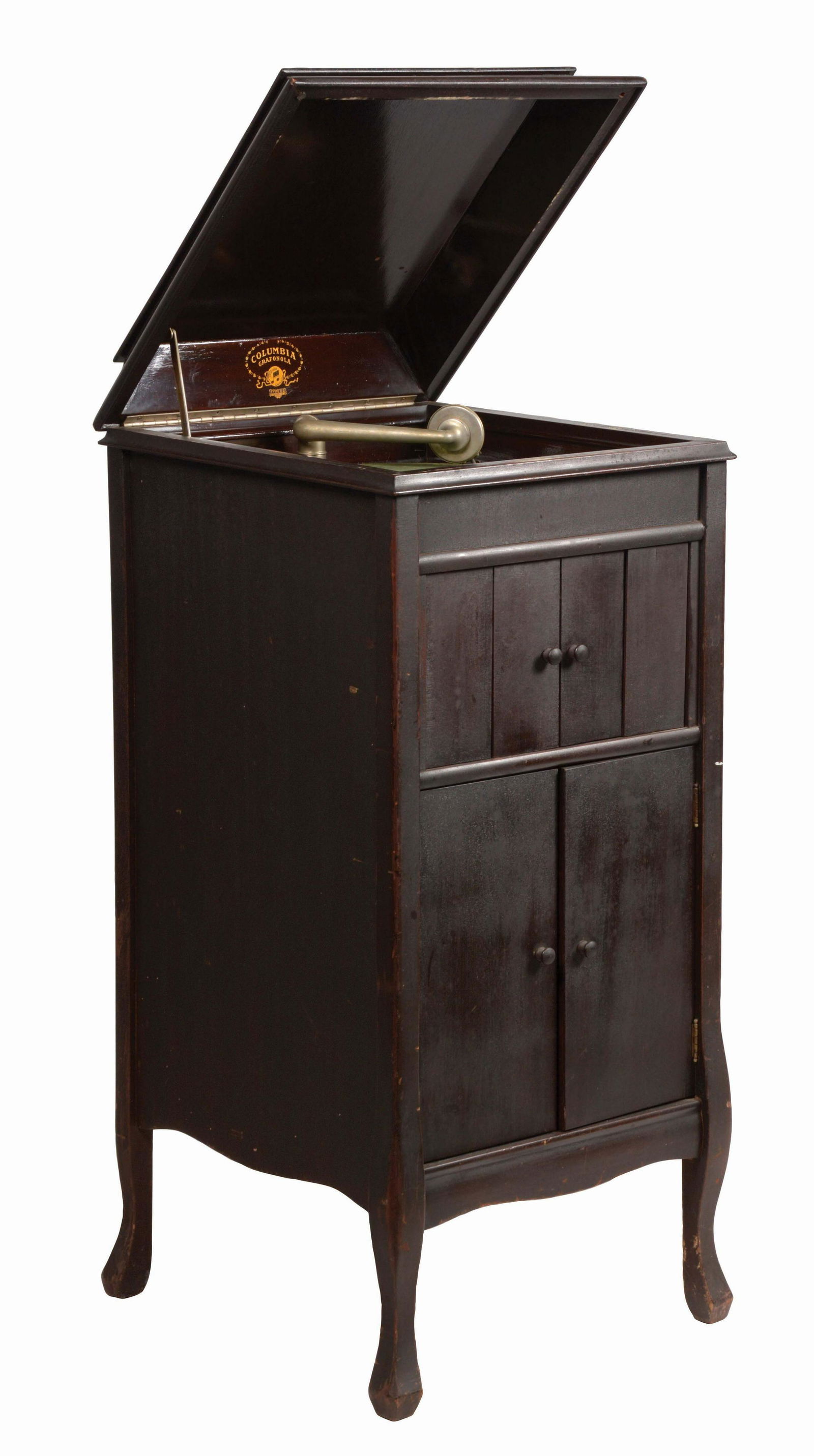 LOT OF 2: COLUMBIA GRAFONOLA TYPE 2 PHONOGRAPH & SCOTT (1 of 9)