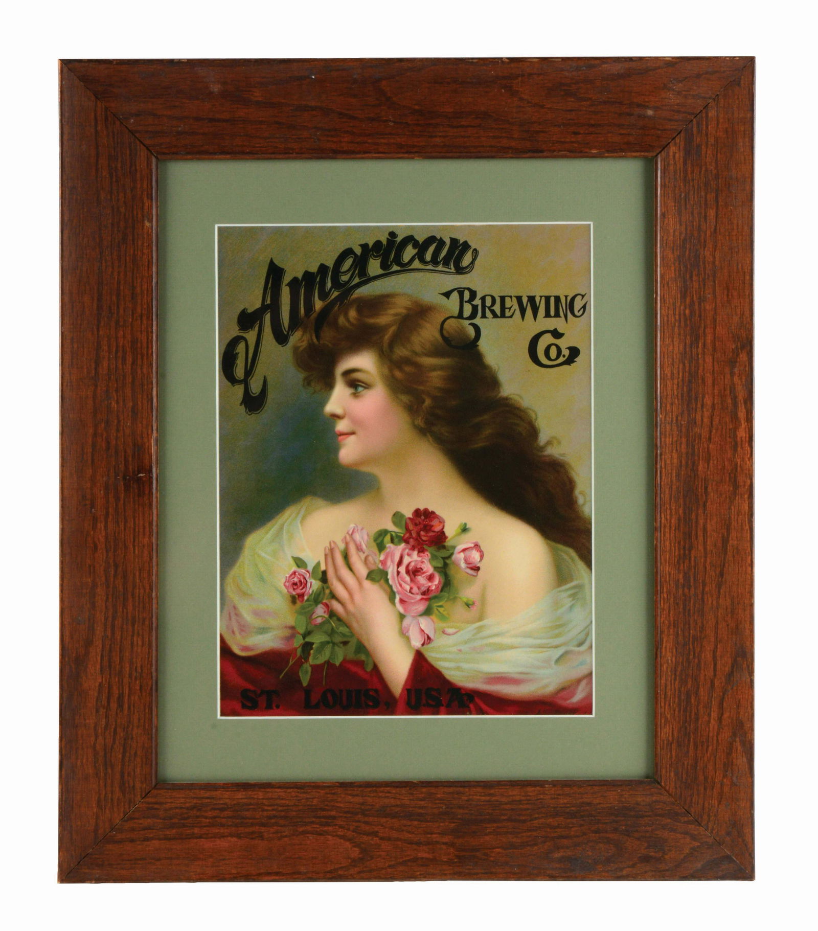 AMERICAN BREWING CO. SIGN. (1 of 2)