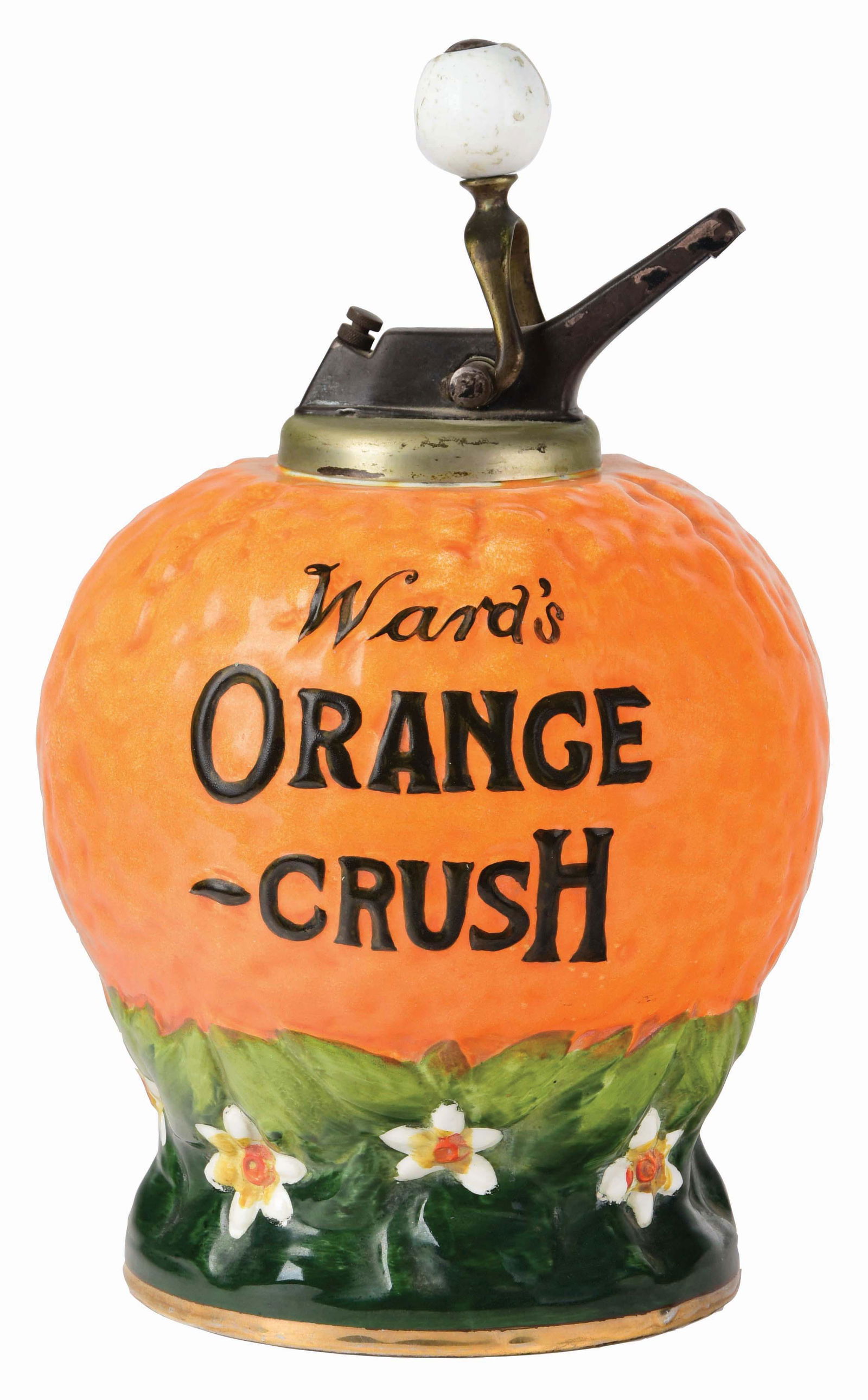 WARD'S ORANGE CRUSH SYRUP DISPENSER. (1 of 2)