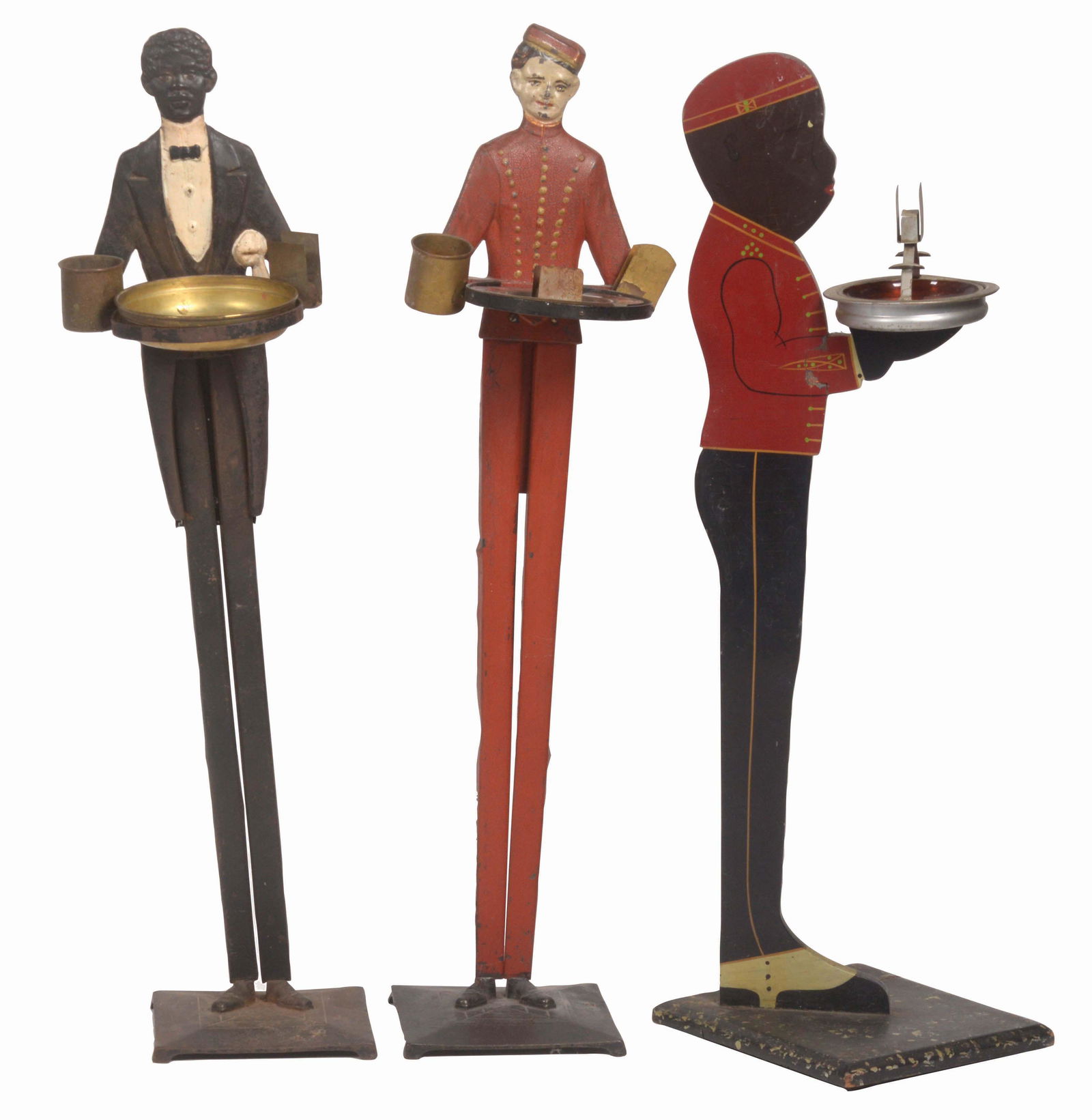 LOT OF 3: BUTLER CIGAR STANDS. (1 of 2)