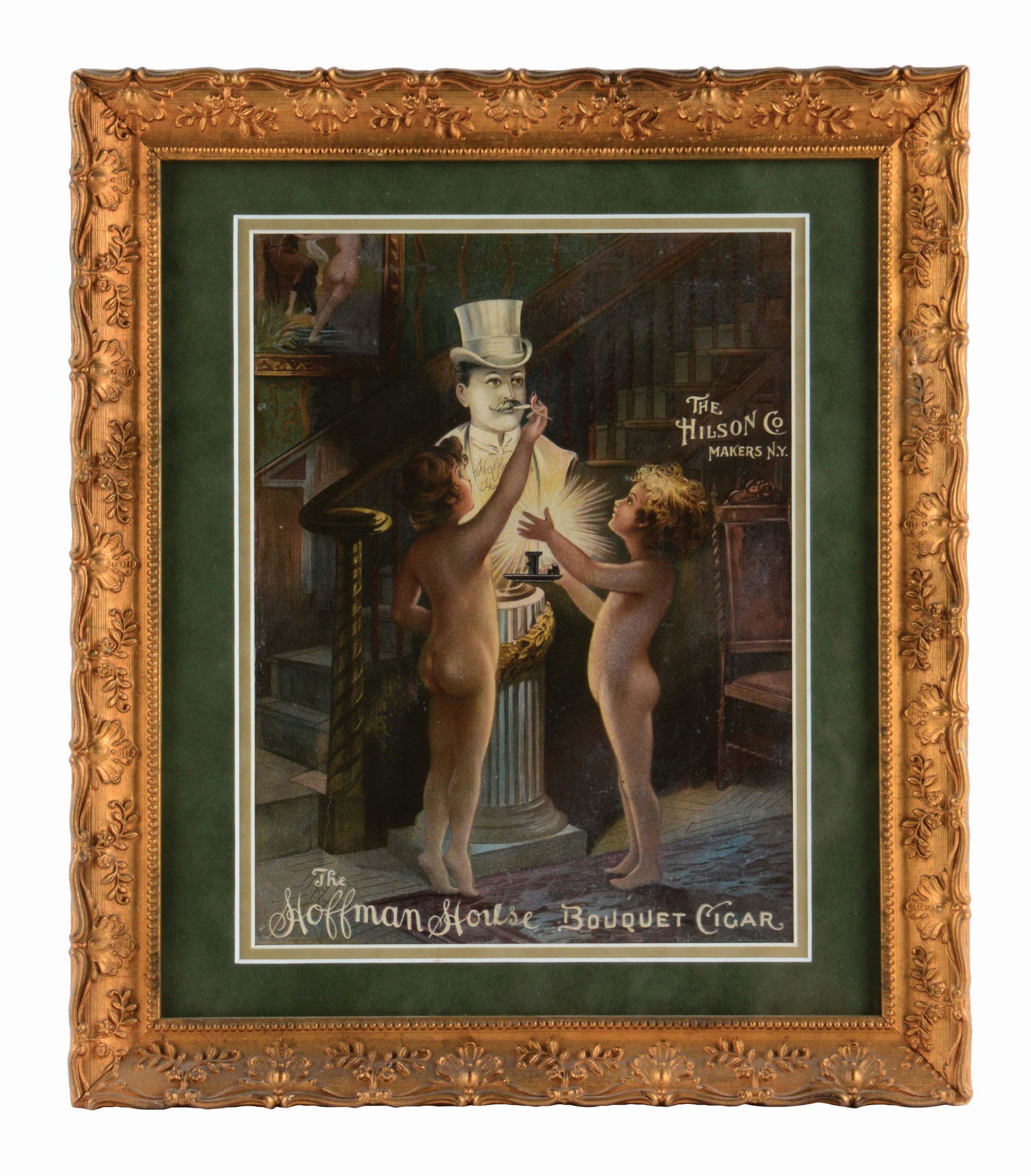 HOFFMAN HOUSE CIGARS SIGN. (1 of 2)