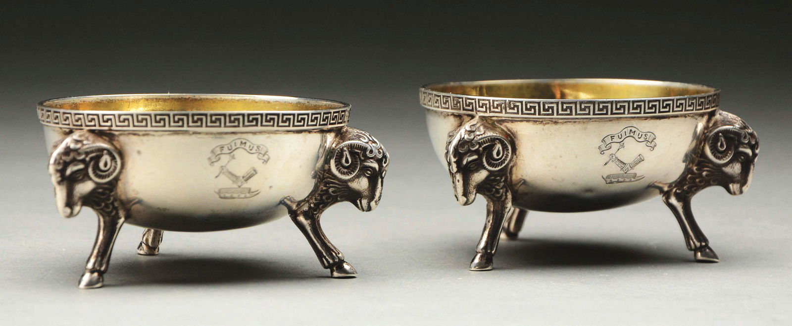PAIR OF TIFFANY & CO. STERLING SILVER MASTER SALT (1 of 8)