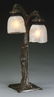 PETER TERESCHUK AUSTRIAN ART NOUVEAU FIGURAL DESK LAMP.
