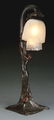 PETER TERESCHUK AUSTRIAN ART NOUVEAU FIGURAL DESK LAMP. - 2